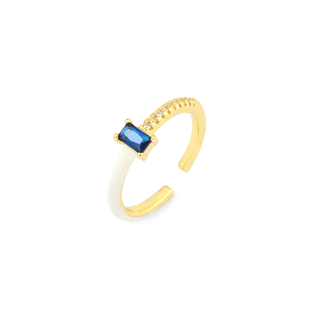 Chroma Sparkle Ring - White - Salty Accessories