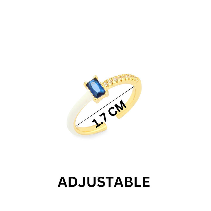 Chroma Sparkle Ring - White - Salty Accessories