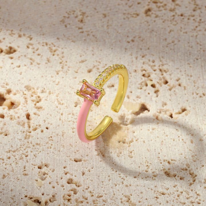 Chroma Sparkle Ring - Pink - Salty Accessories