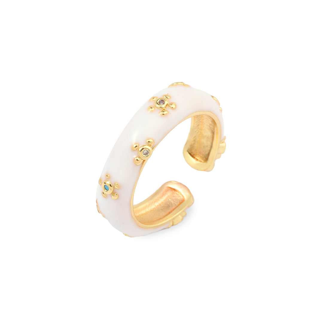 Gemline Contrast Ring - White