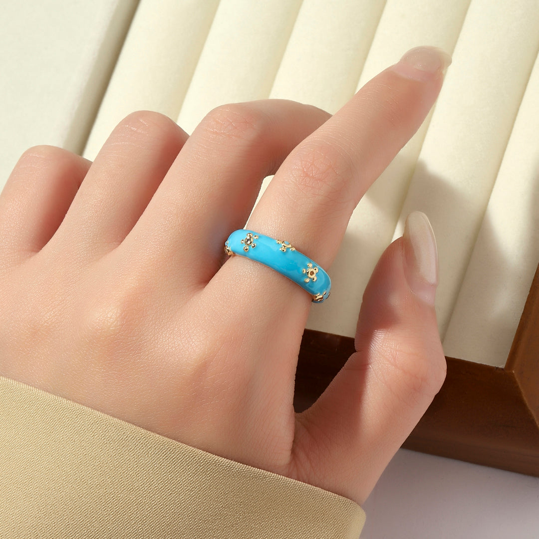 Gemline Contrast Ring - Blue