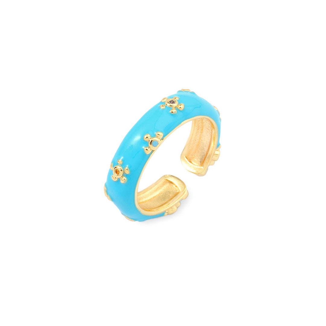 Gemline Contrast Ring - Blue - Salty Accessories