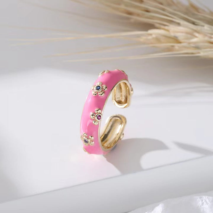 Gemline Contrast Ring - Pink