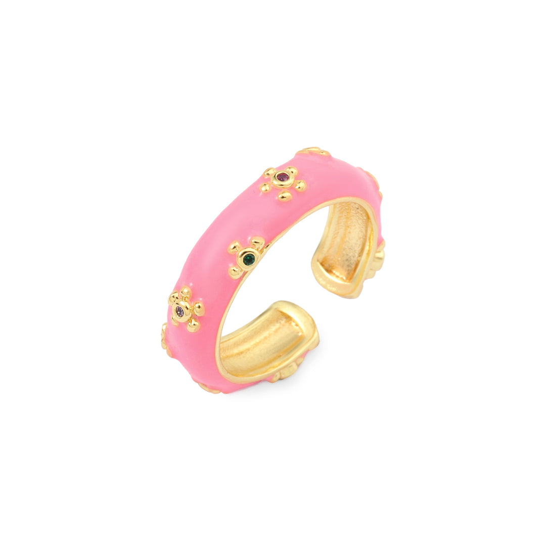 Gemline Contrast Ring - Pink