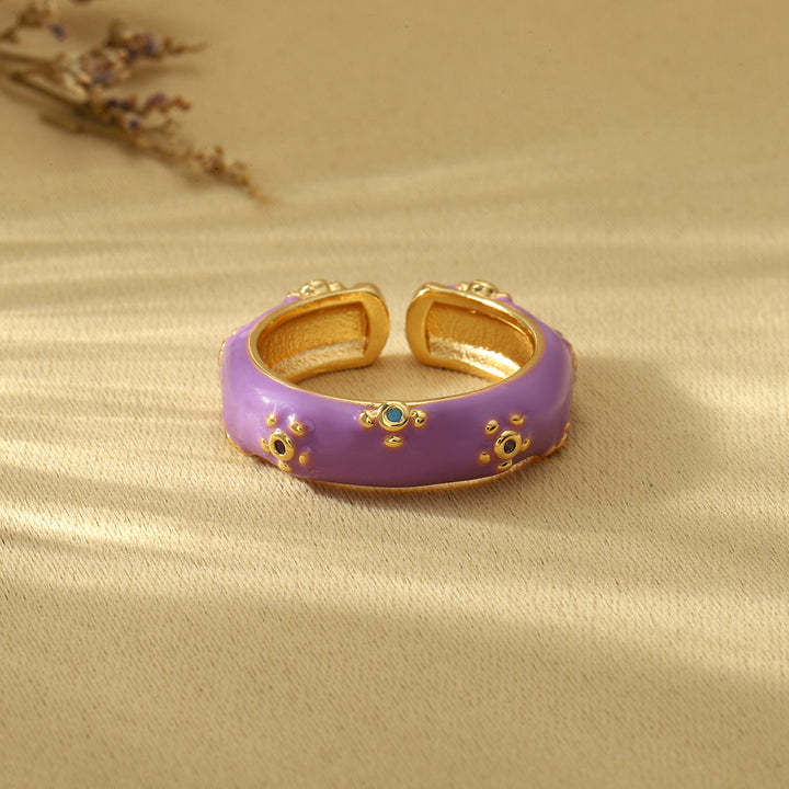 Gemline Contrast Ring - Purple