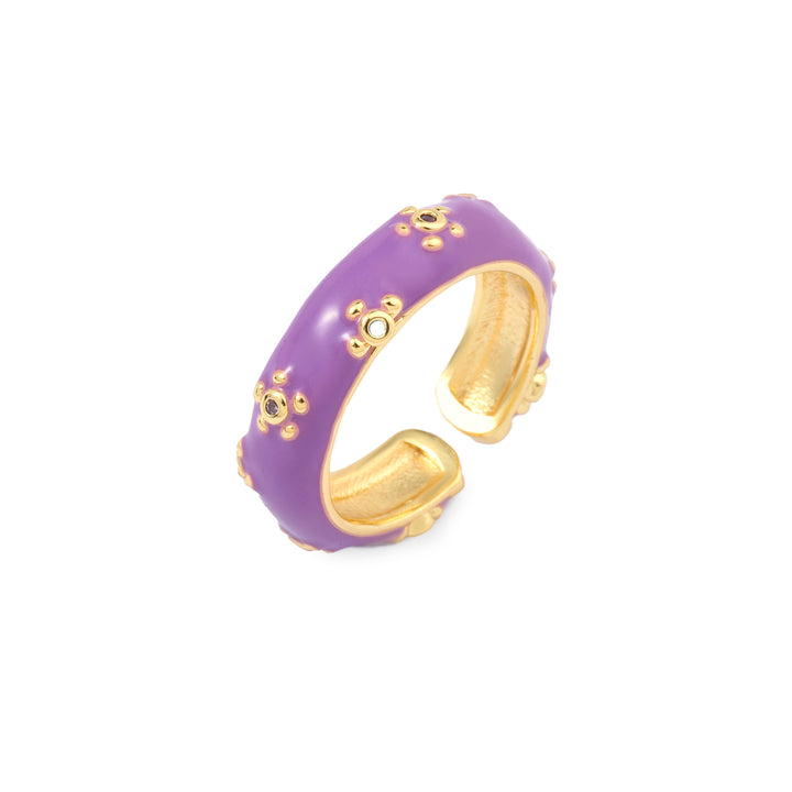 Gemline Contrast Ring - Purple - Salty Accessories