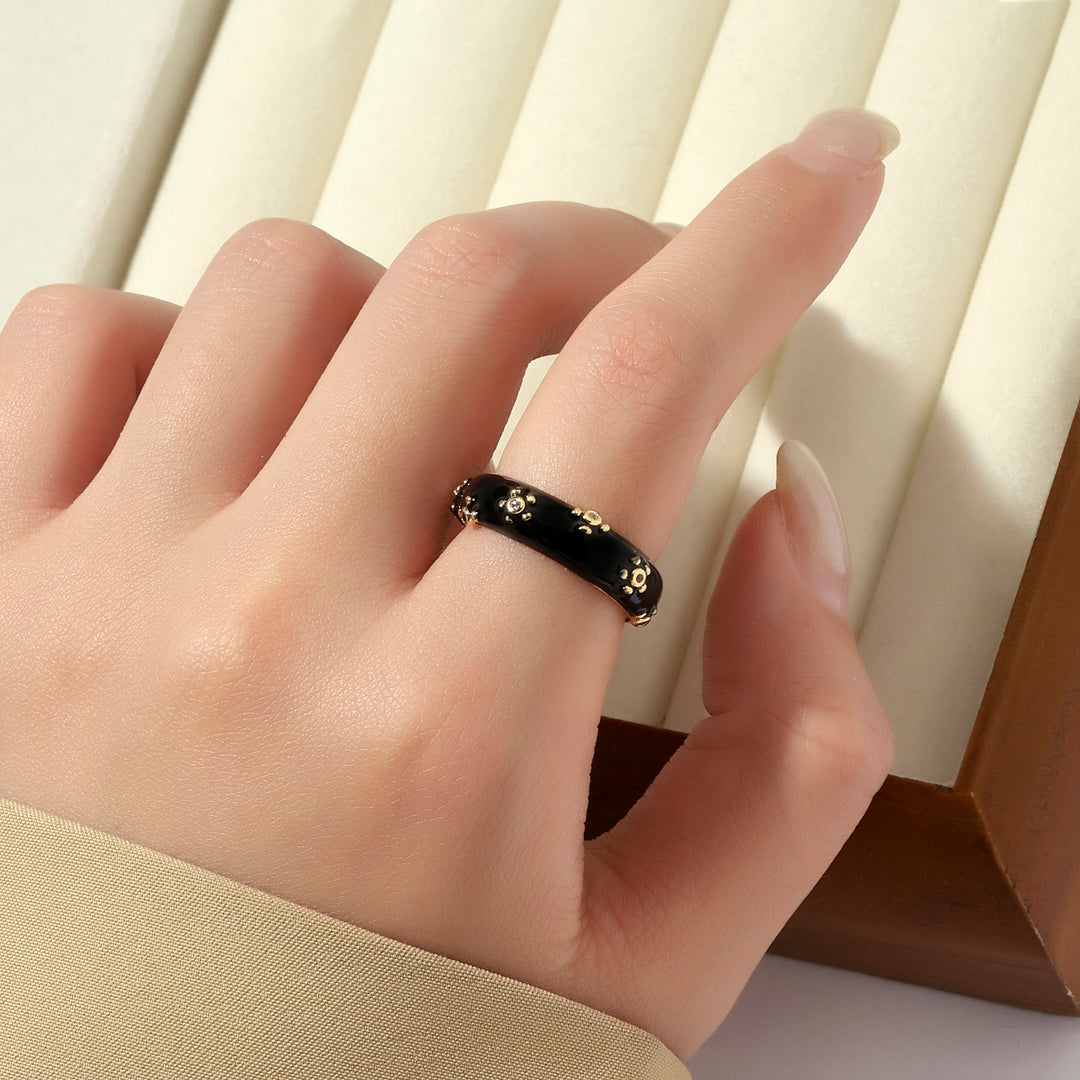 Gemline Contrast Ring - Black