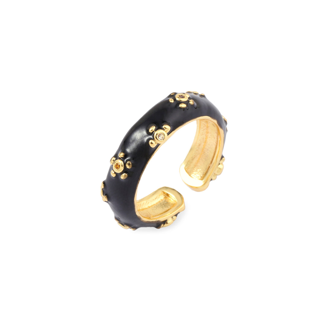 Gemline Contrast Ring - Black - Salty Accessories