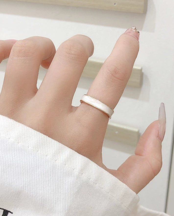 Sahara Enamel Gold Ring