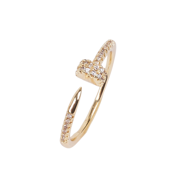 Malia Studded Gold Ring