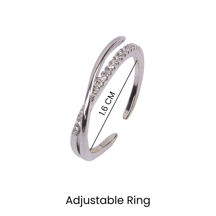 Shelby Studded Silver Ring - Salty Accessories