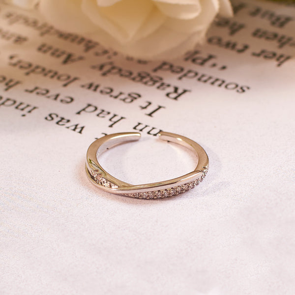 Shelby Studded Silver Ring