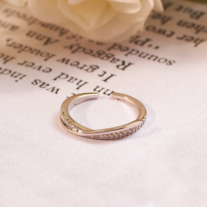 Shelby Studded Silver Ring - Salty Accessories
