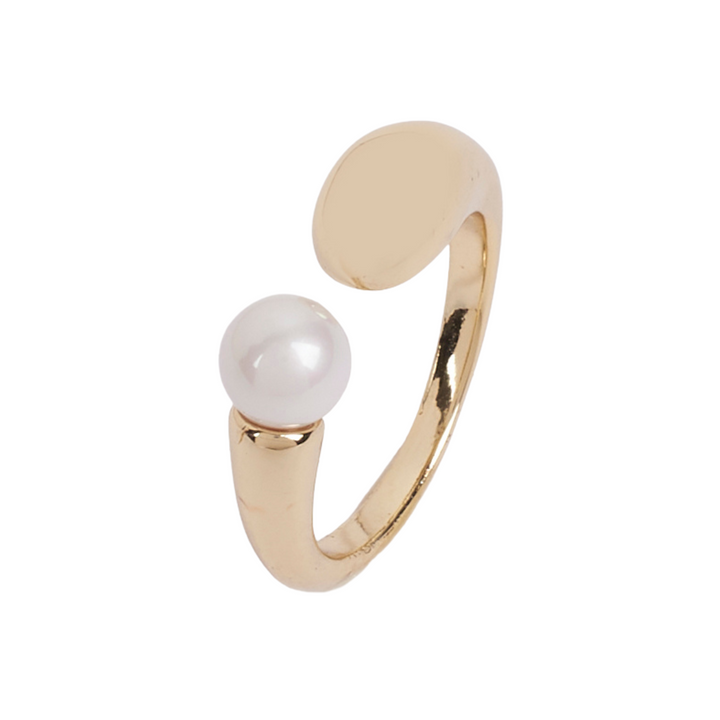 Juniper Pearl Gold Ring - Salty Accessories