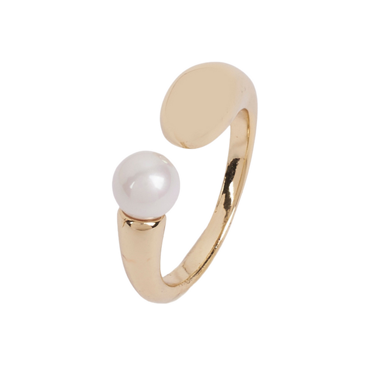 Juniper Pearl Gold Ring