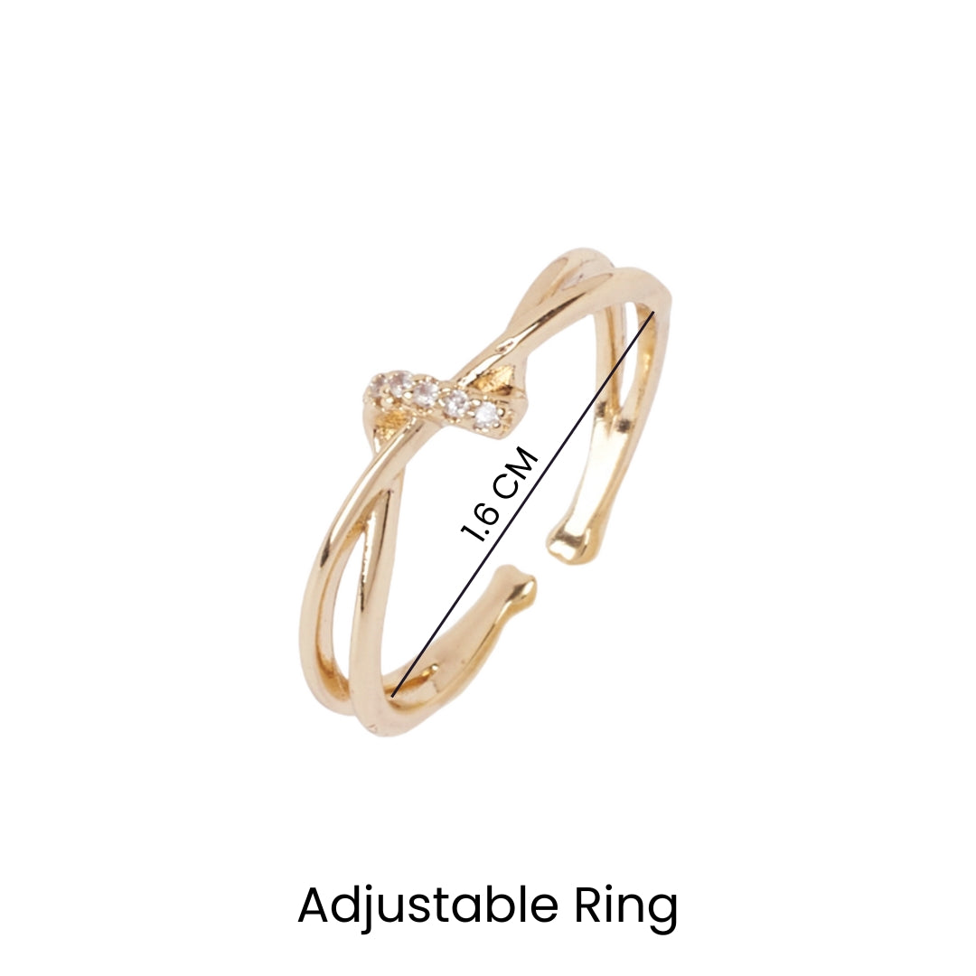 New Turn Gold Ring - Salty Accessories