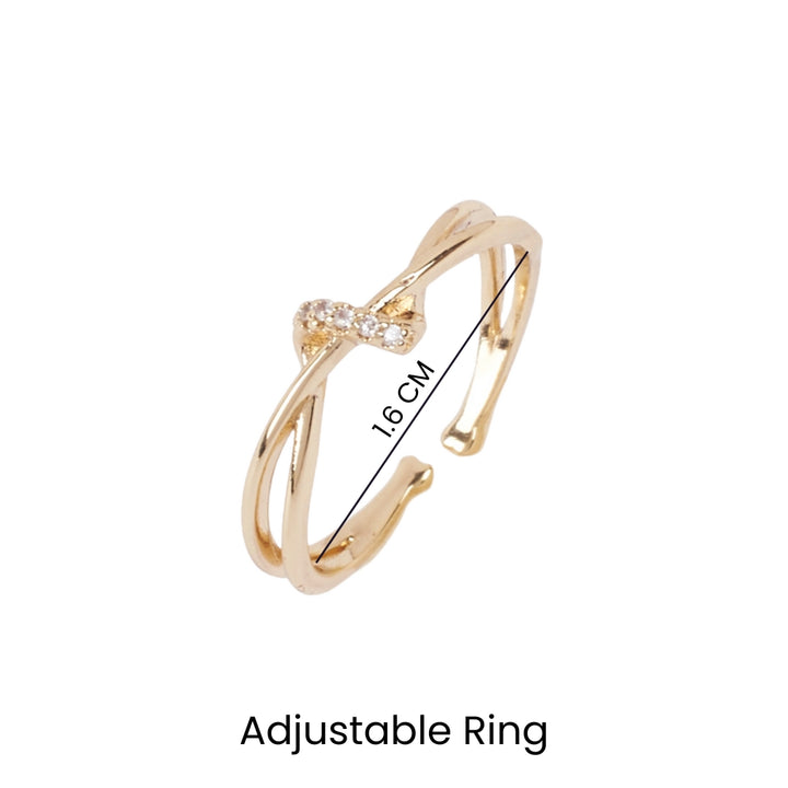 New Turn Gold Ring - Salty Accessories