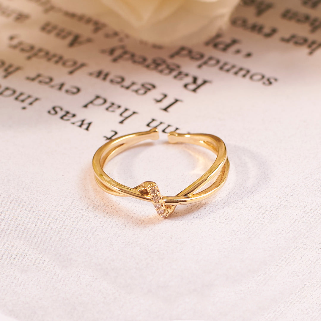 New Turn Gold Ring - Salty Accessories