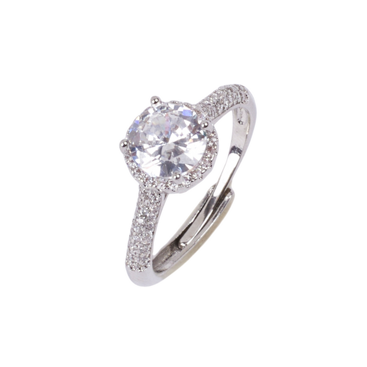 Josie Solitaire Silver Ring - Salty Accessories