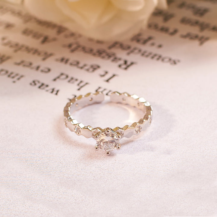 Solitaire Silver Ring - Salty Accessories