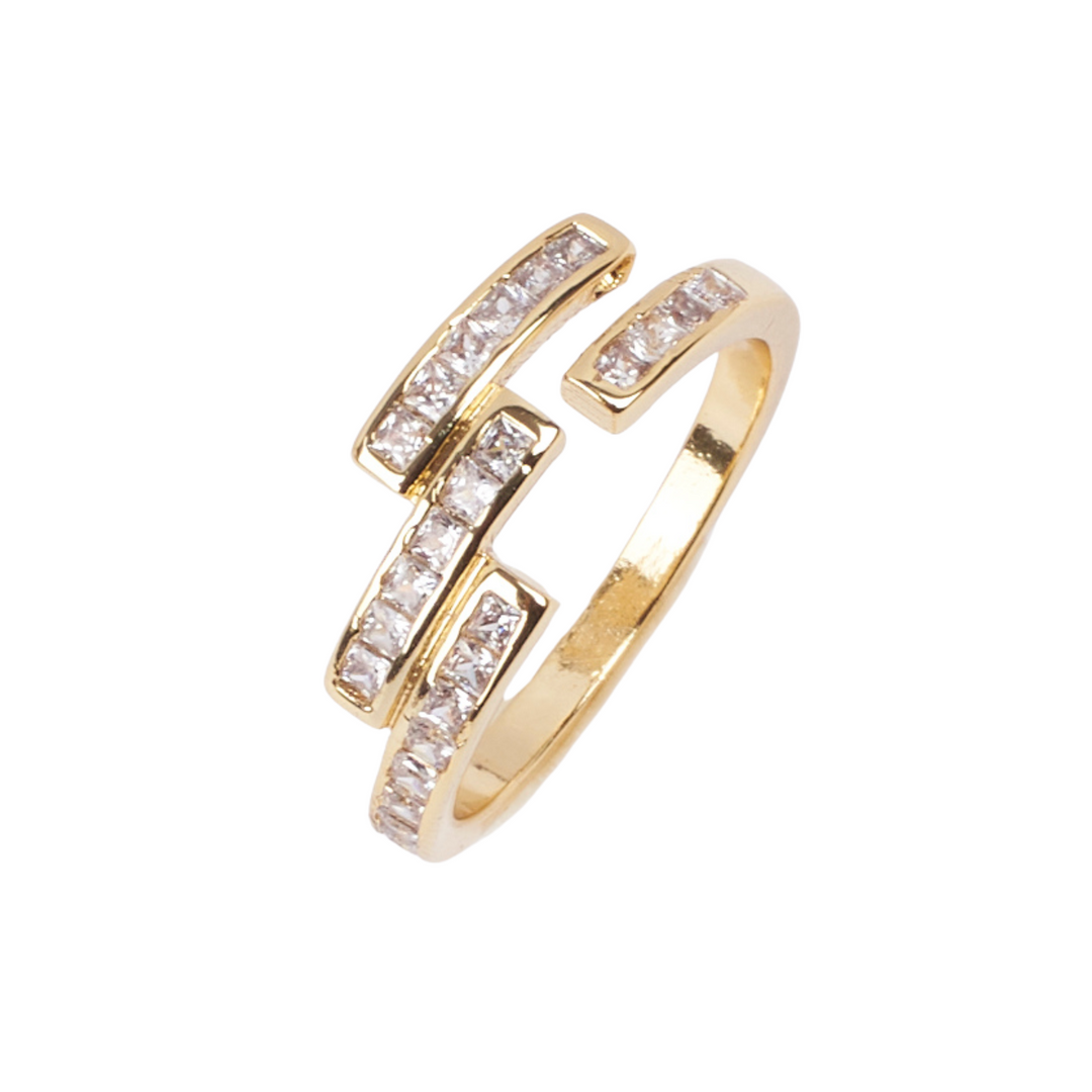 Ethereal Studded Gold Ring