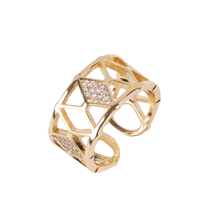 Captivating Bold Gold Ring - Salty Accessories