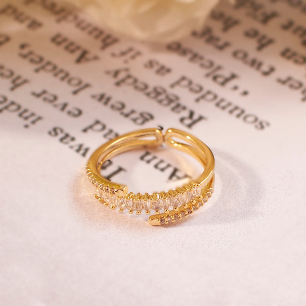 Amaris Tennis Gold Ring
