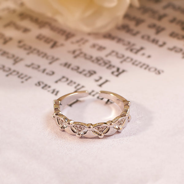 Juno Studded Silver Ring