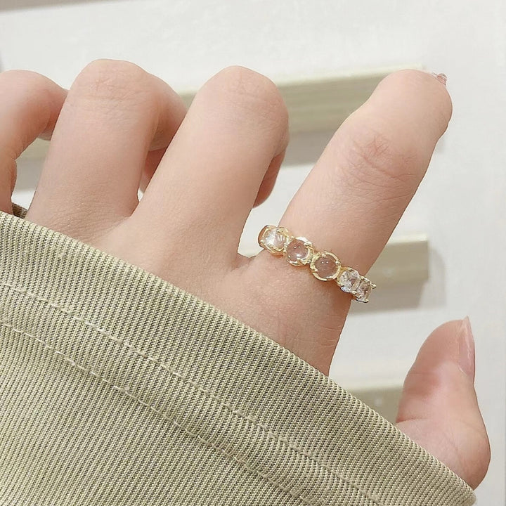 Dew Few Tennis Gold Ring - Salty Accessories