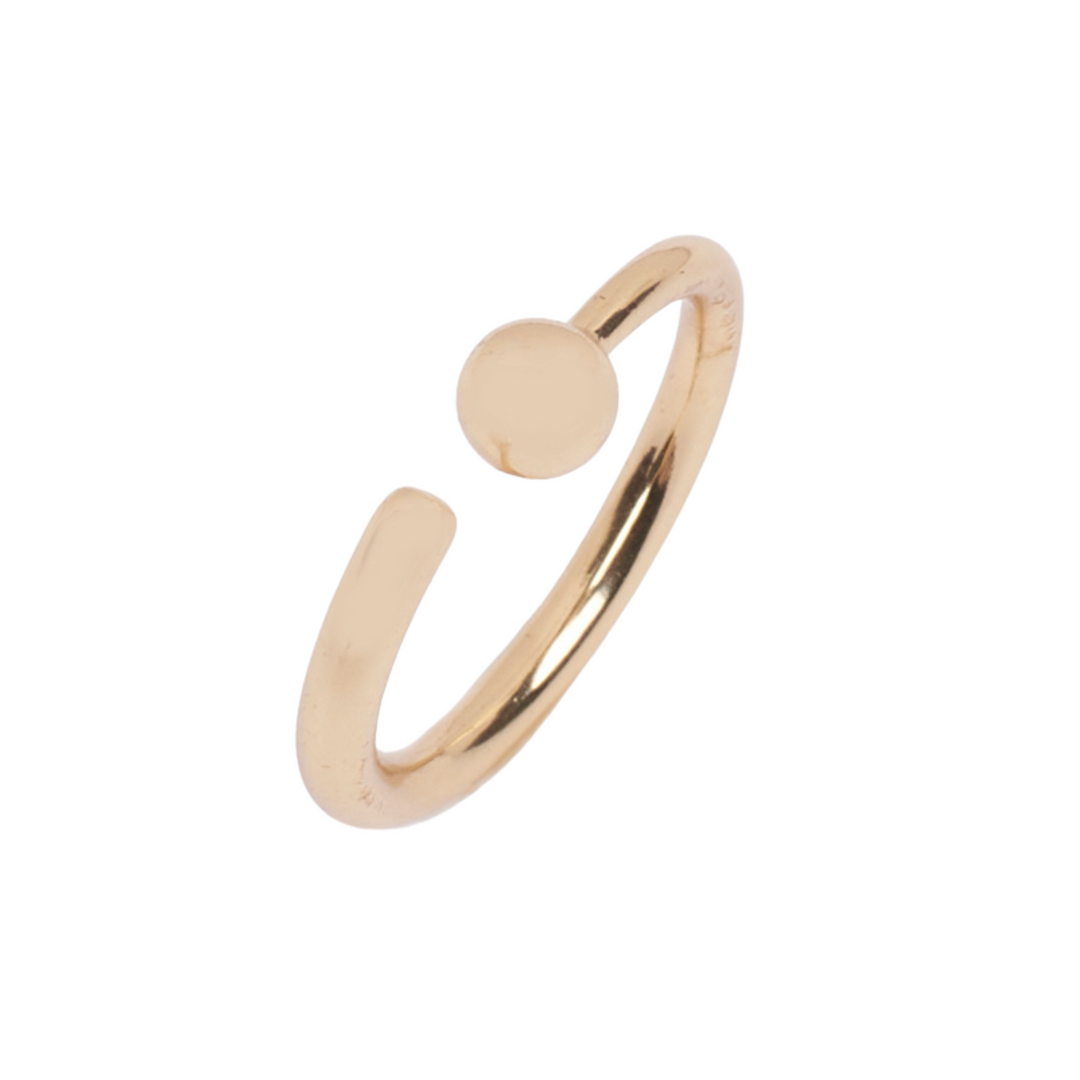 Skye Globe Gold Ring - Salty Accessories