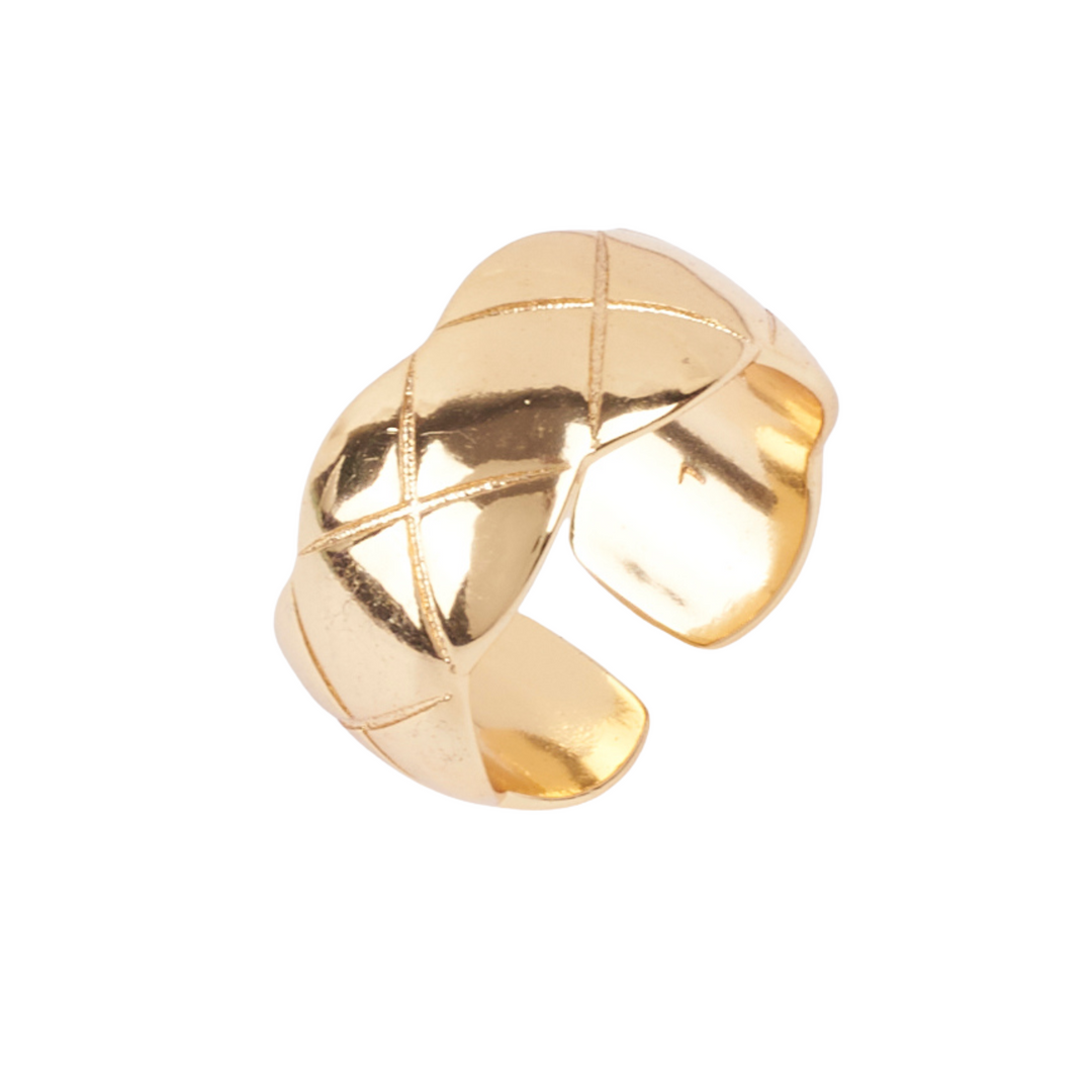 Muffin Gold Ring - Salty Accessories