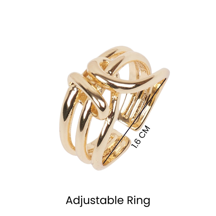 Baroque Gold Ring - Salty Accessories