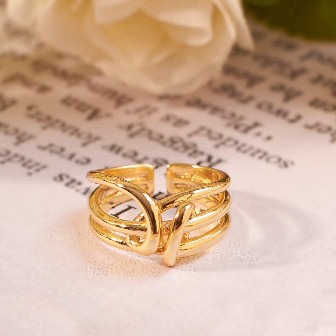 Baroque Gold Ring