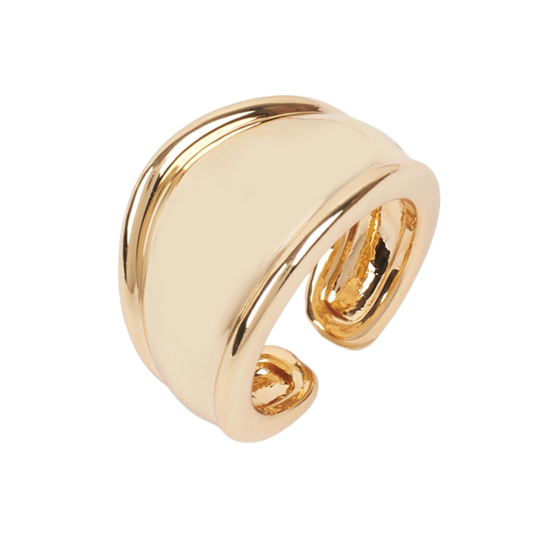 Kayden Bold Gold Ring - Salty Accessories