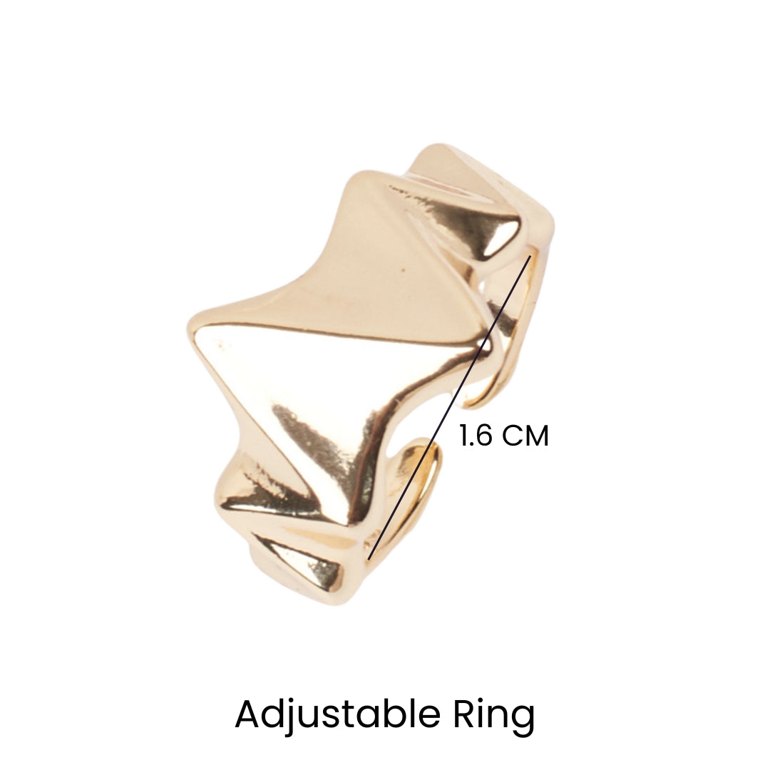 GOT Edgy Gold Ring