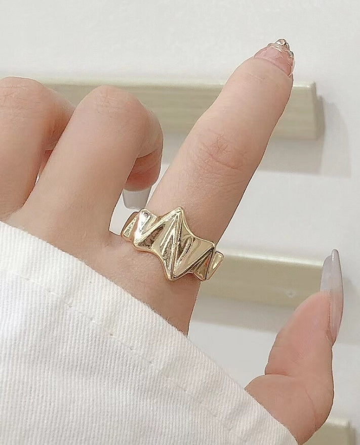 GOT Edgy Gold Ring