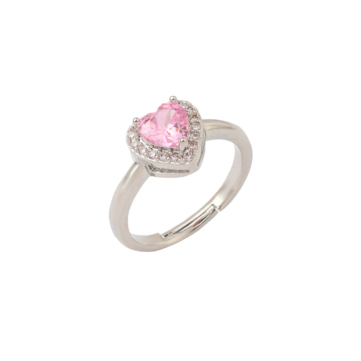 Anea Pink Heart Ring