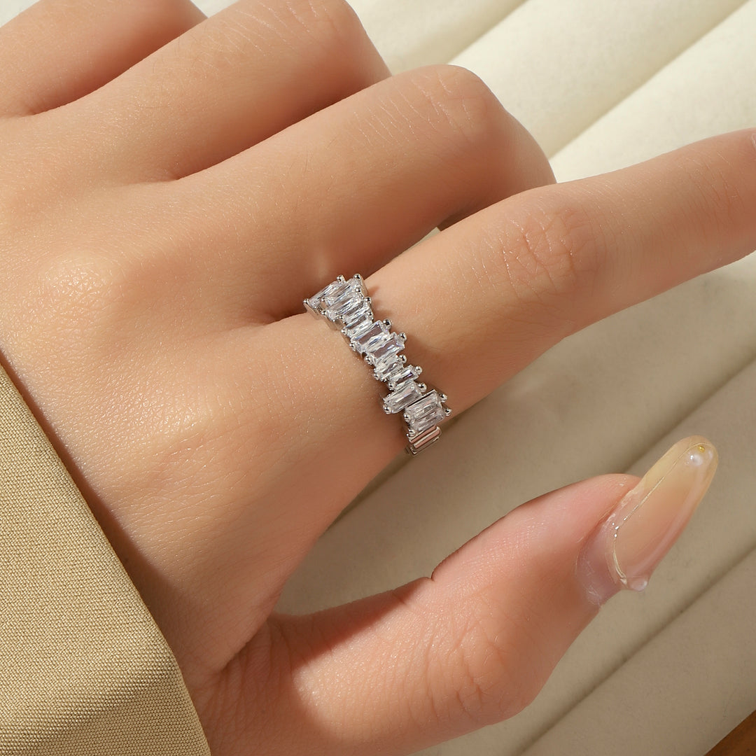 Elira Tennis Silver Ring