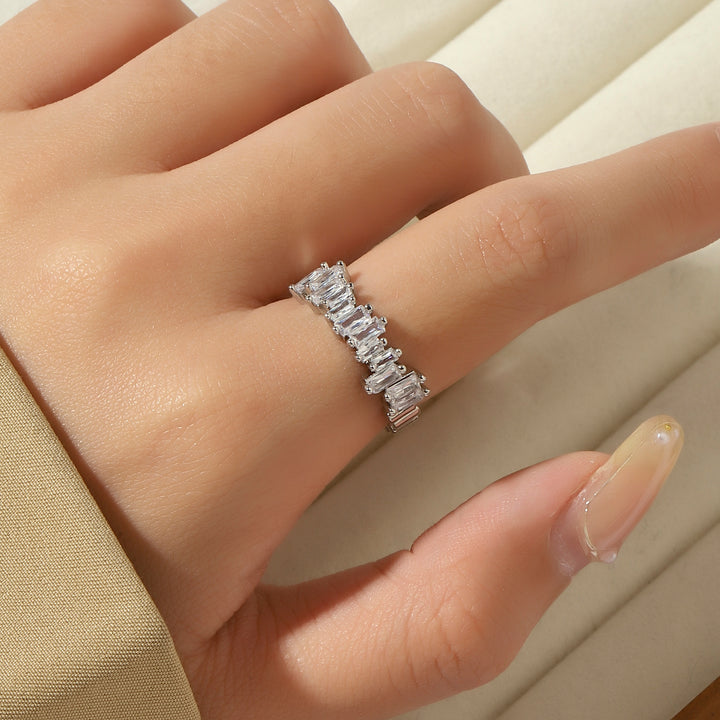 Elira Tennis Silver Ring