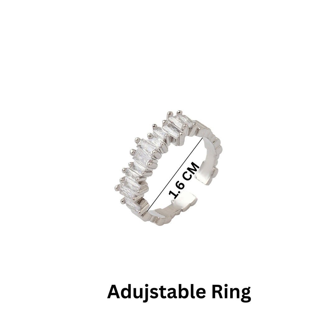 Elira Tennis Silver Ring