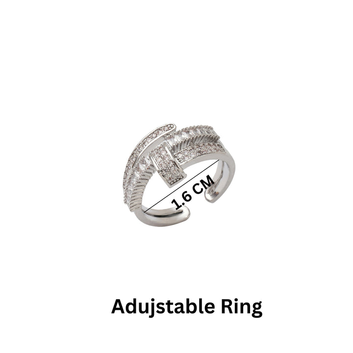 Cittali Tennis Silver Ring