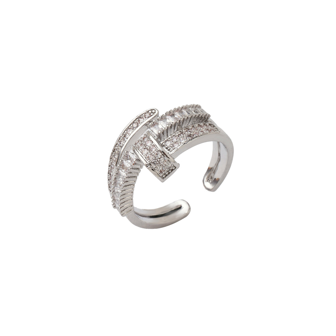 Cittali Tennis Silver Ring - Salty Accessories