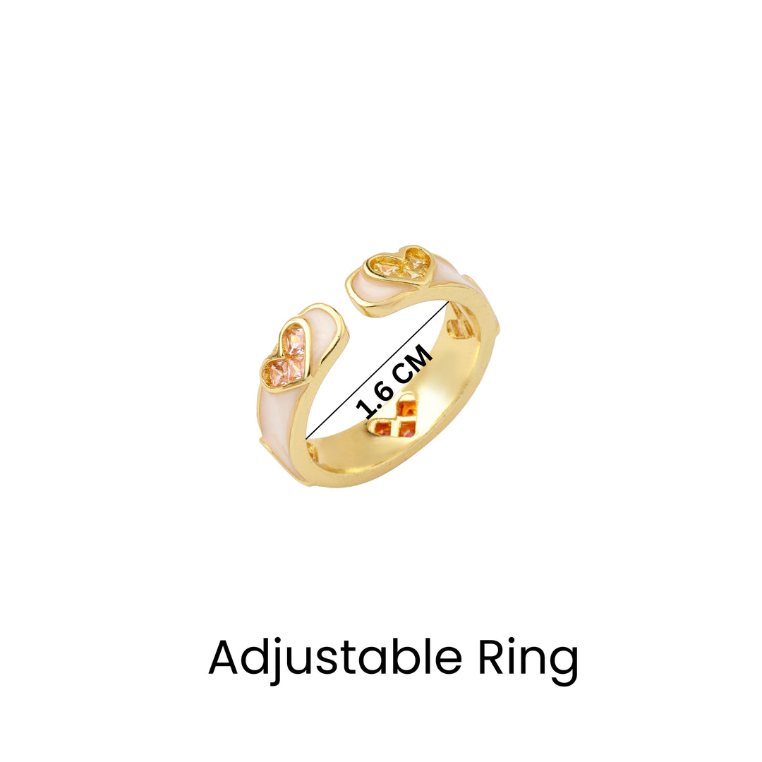 Alamea Hearts Gold RIng