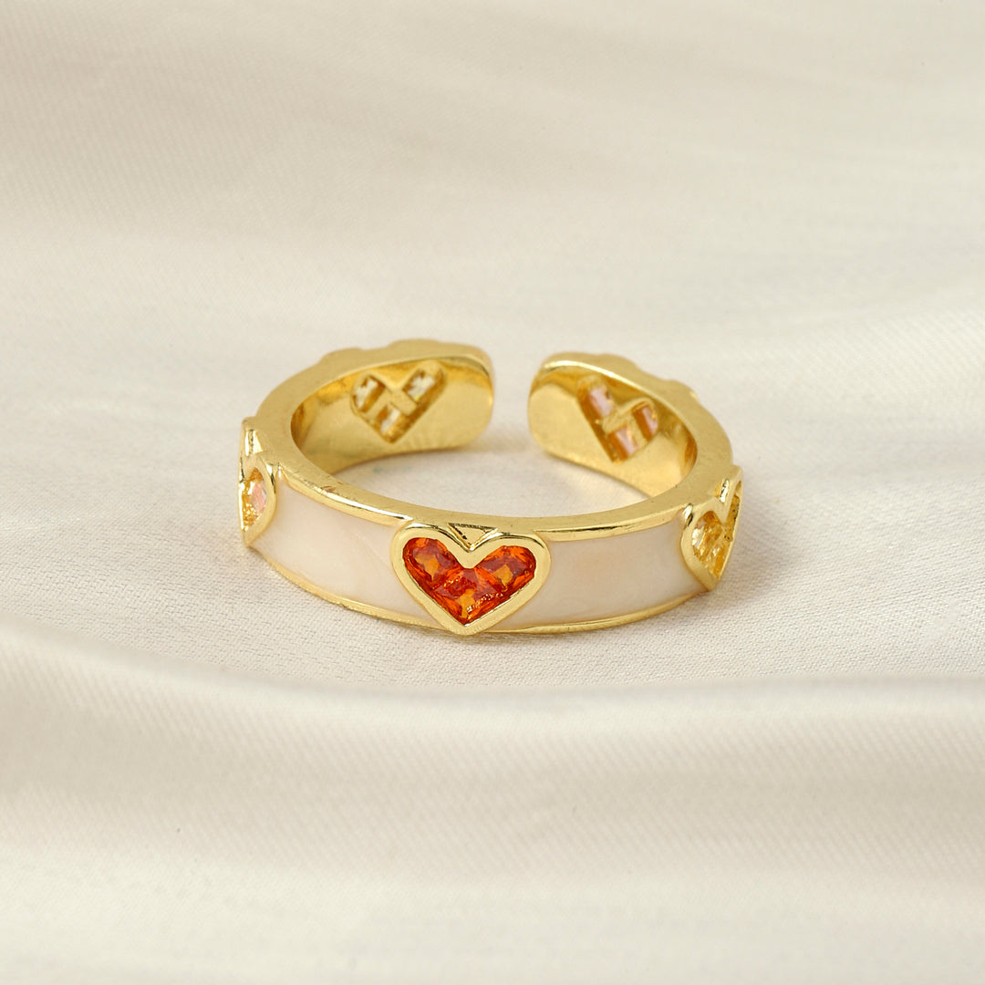 Alamea Hearts Gold RIng