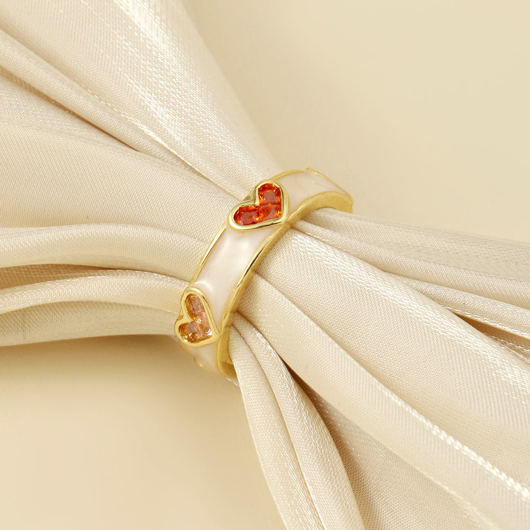 Alamea Hearts Gold RIng