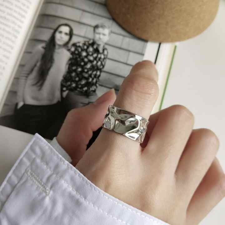 Timeless Silver Chunky Style Ring