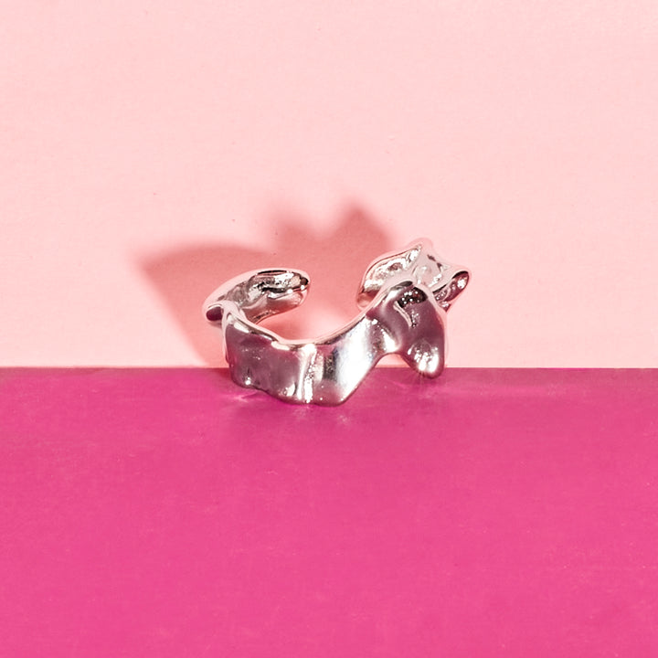 Timeless Silver Chunky Style Ring