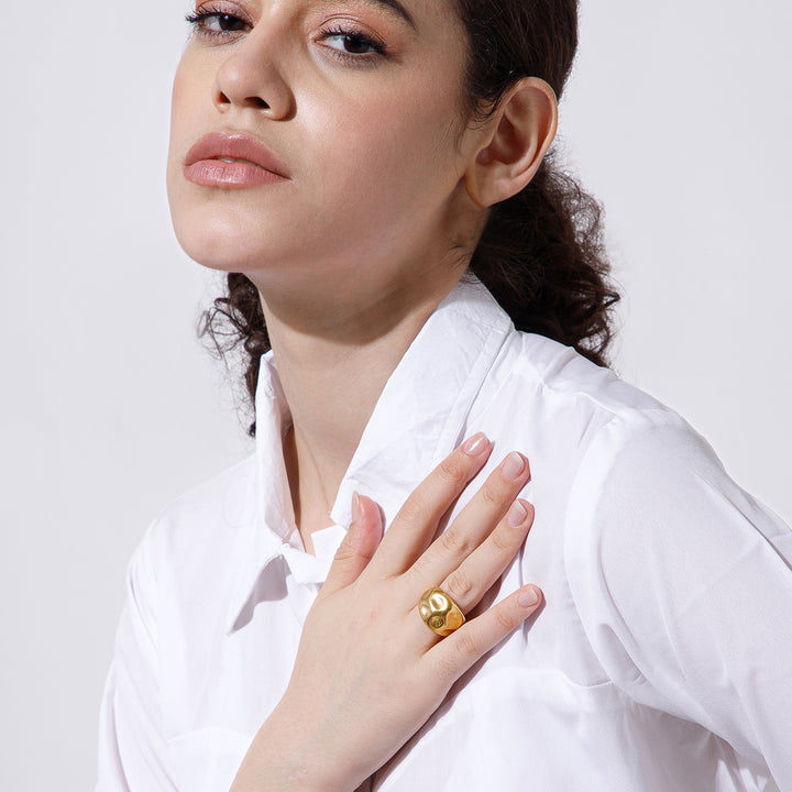 Glamour Chunk Ring
