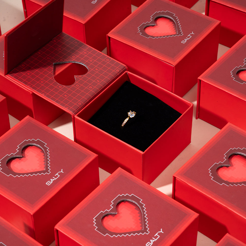 Gold-Tone Engagement Ring