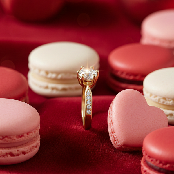 Gold-Tone Engagement Ring